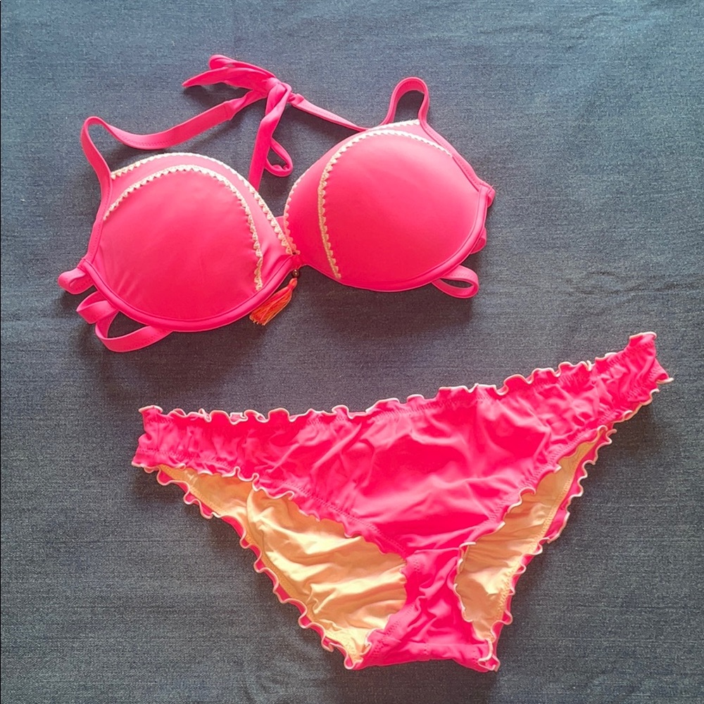 Vibrant Pink Bikini Set